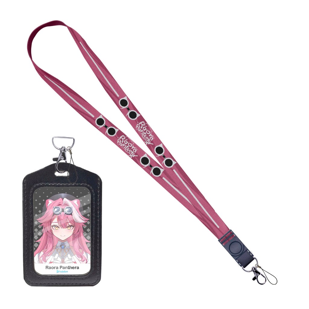 Lanyard gantungan hp vtuberRAORA PANTHERAid card-HOLOLIVE JPmaterial Nilon