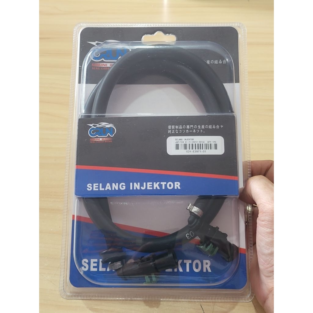 SELANG INJEKTOR JUPITER Z1 - 2012-2016 ( 1DY-E3971-01 ) / SELANG BENSIN INJEKSI / ASLI CRUN