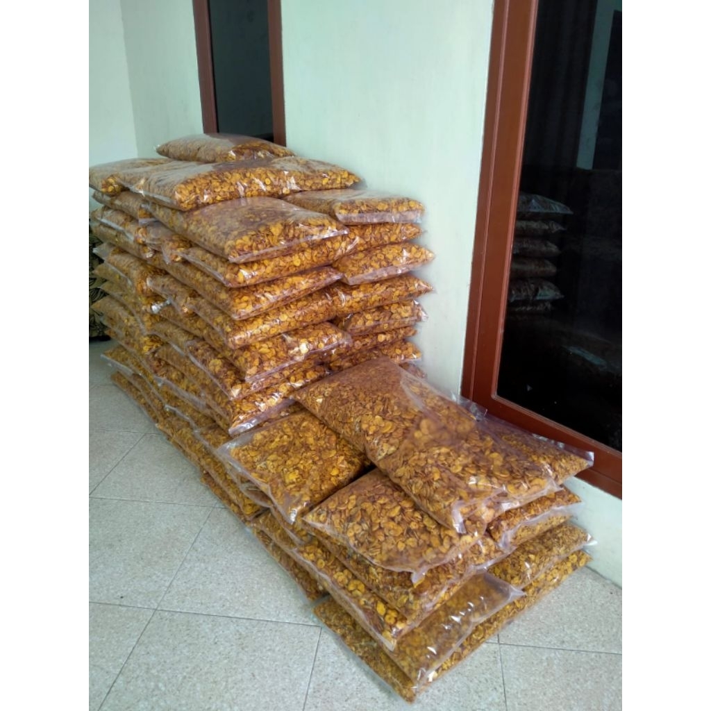 

termurah rempesan kripik pisang rasa nangka kemasan ball2an