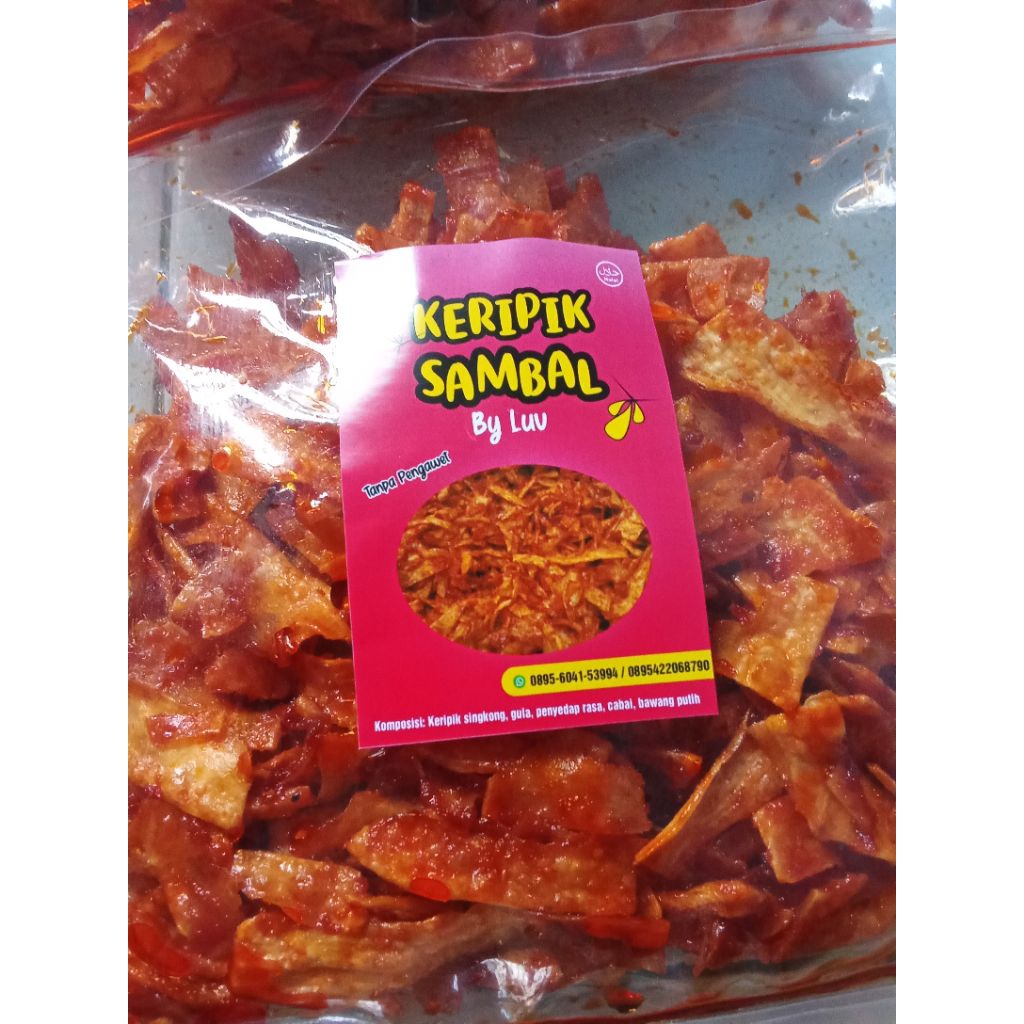 

Keripik Sambal Karamel (Keripik Sanjay) 250gr