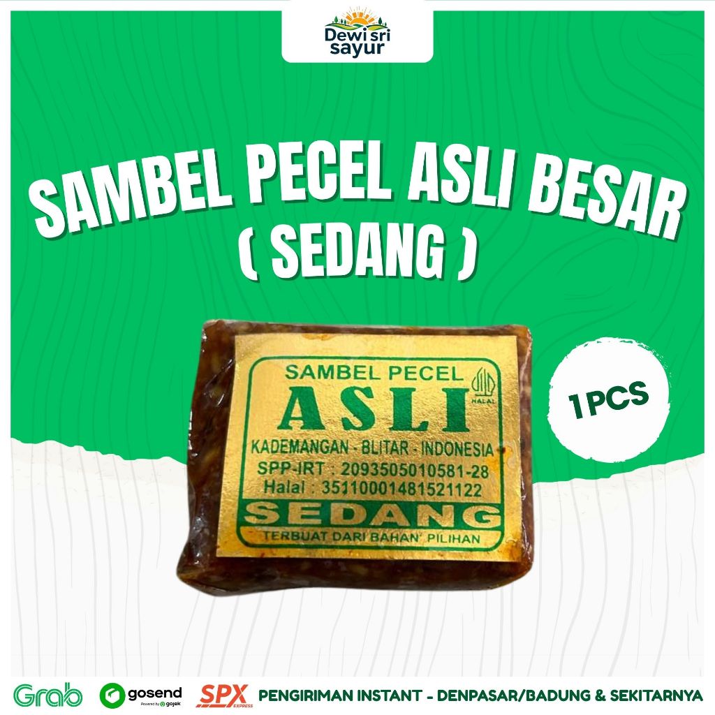 

Sambal Pecel Asli Sedang UK.Besar 1 pcs – Dewi Sri Sayur