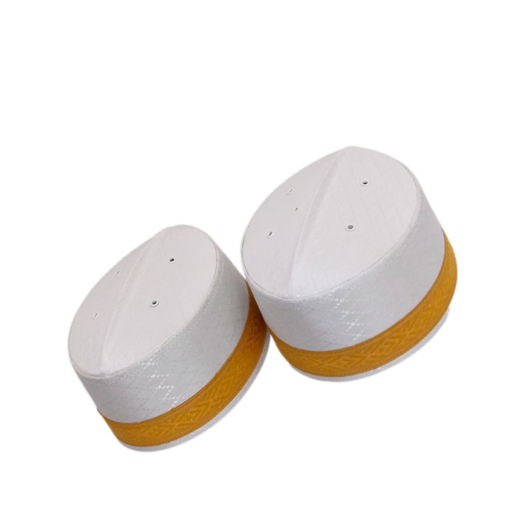 PECI/ KOPIAH BUGIS PUTIH. PUL BORDIL