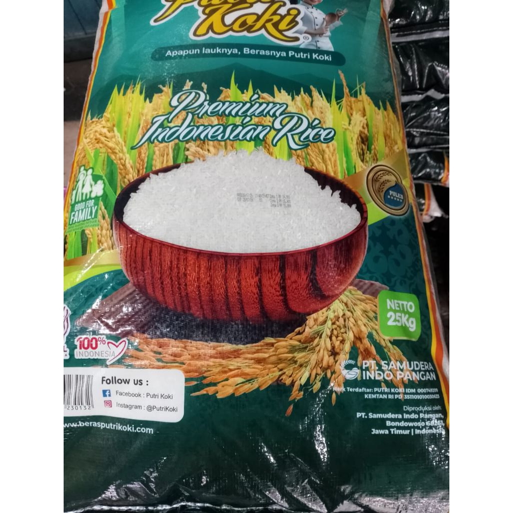 

Beras PutriKoki Premium Pulen 25kg
