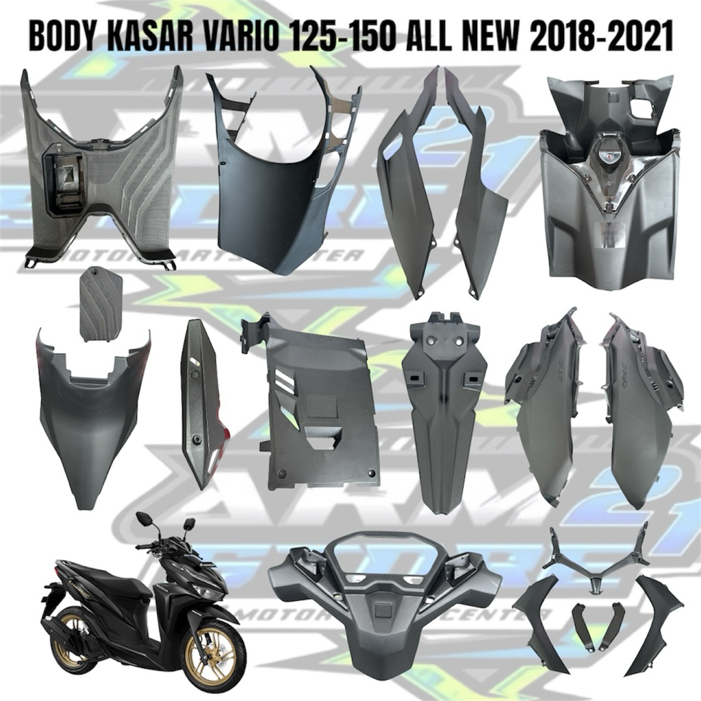 Cover Body Kasar Vario 125-150 All New 2018-2021 Gen 1 / Eceran Body Kasar Vario Led 125-150 All New