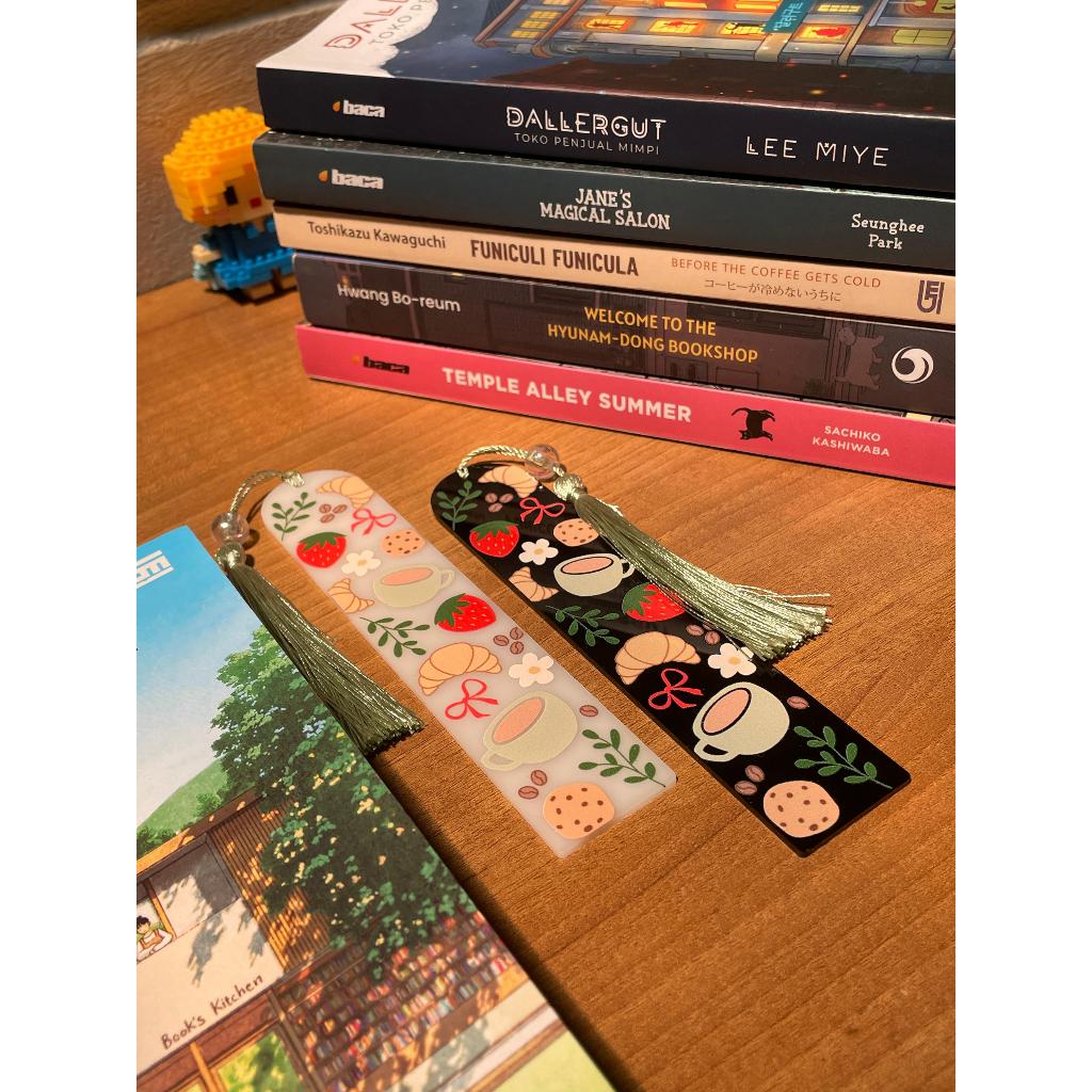 

Acrylic Bookmark | Bookmark Aesthetic | Penanda Buku | Pembatas Buku