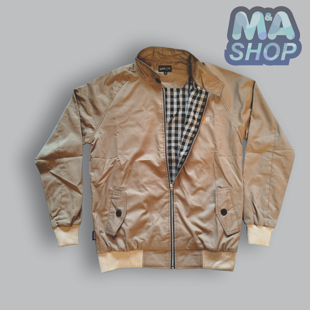 Jaket Harrington Cream