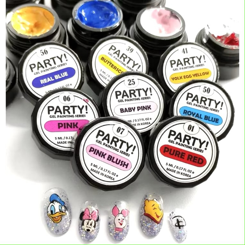 UV GEL PAINTING PARTY HALAL KUTEK GEL POT