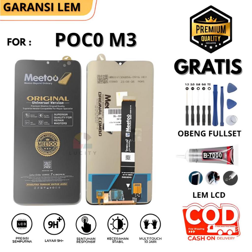 Lcd Touchscreen POCO M3  > Fullset OriginaL Layar HP 100% Bisa COD Bayar ditempat