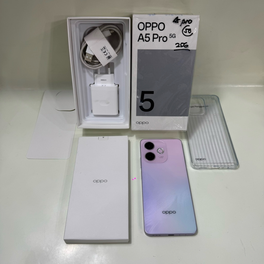 Oppo A5 Pro 5G 12/256gb Fullset Second Garansi Resmi