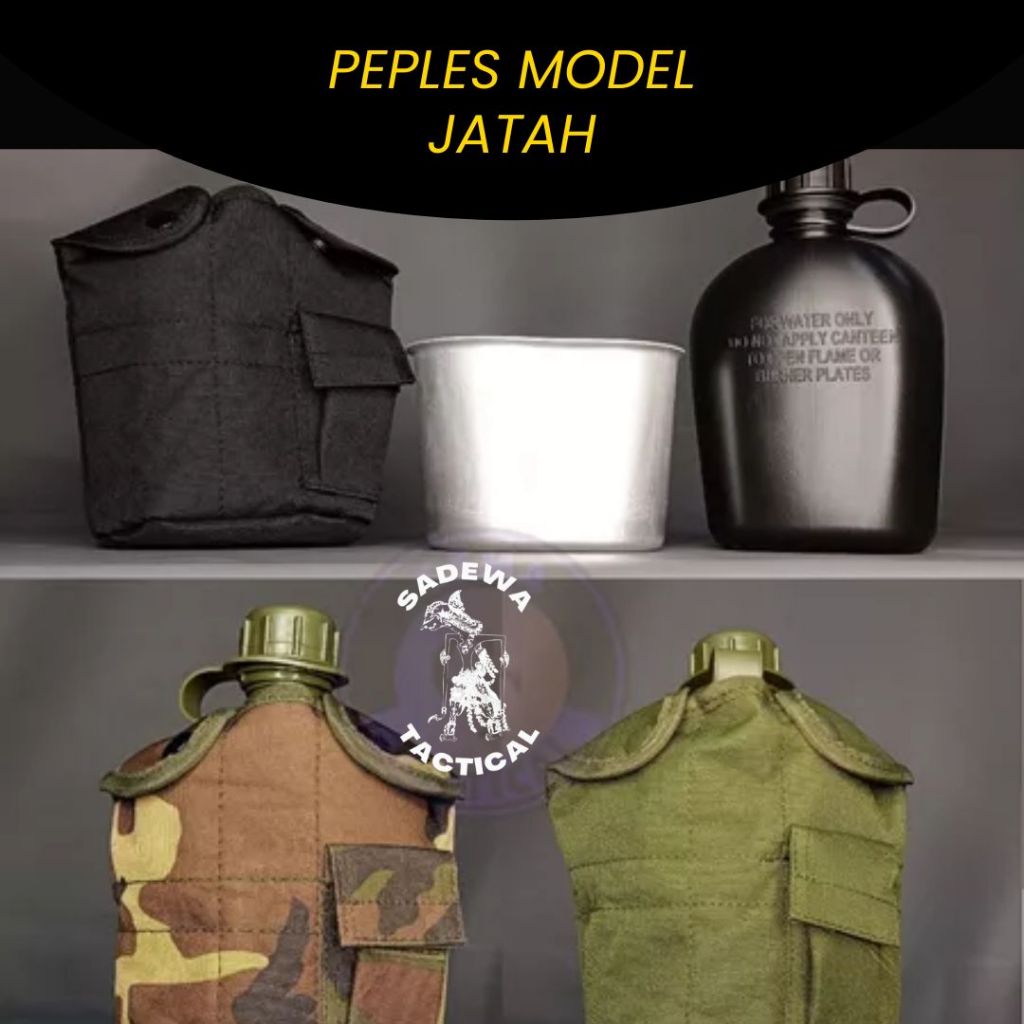 Botol Minum Peples Model jatah / Veples Model Jatah / Peples loreng