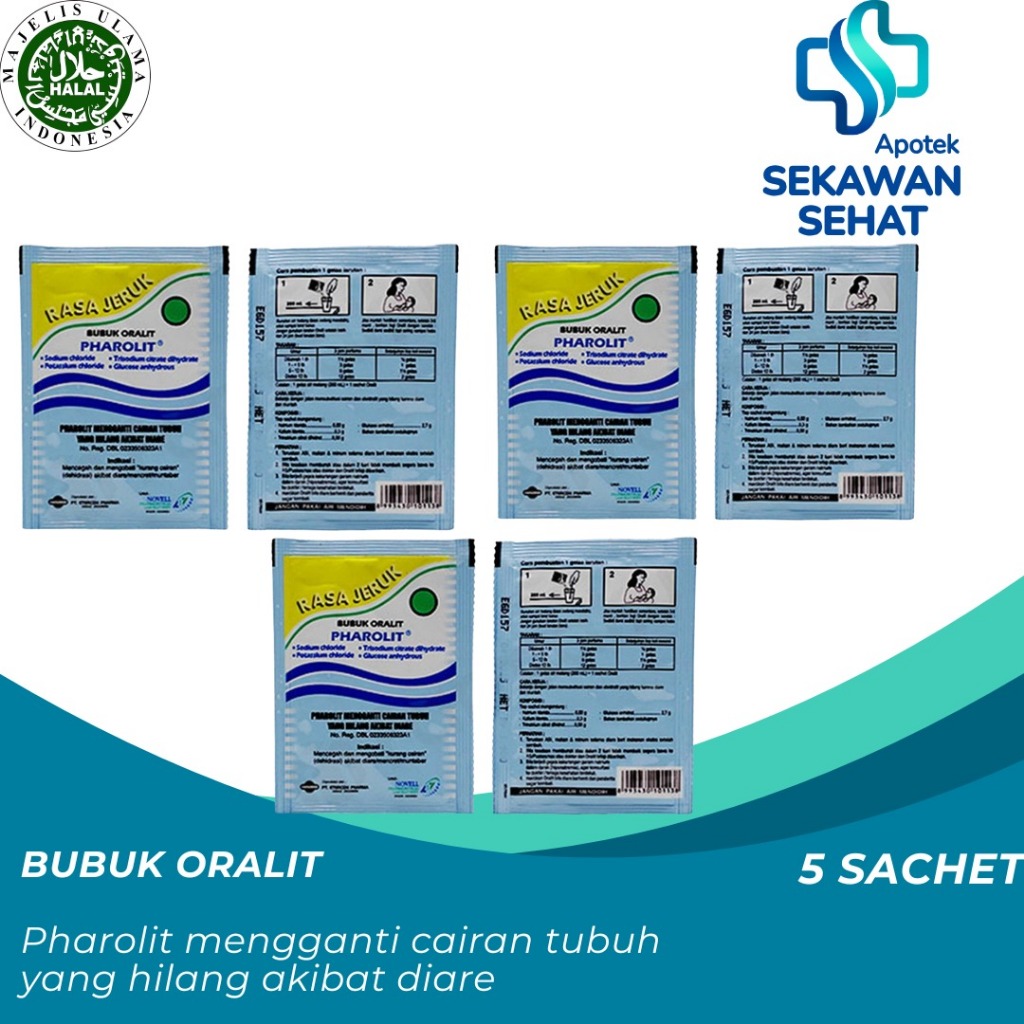 

PHAROLIT BUBUK ORALIT 5 SACHET RASA JERUK