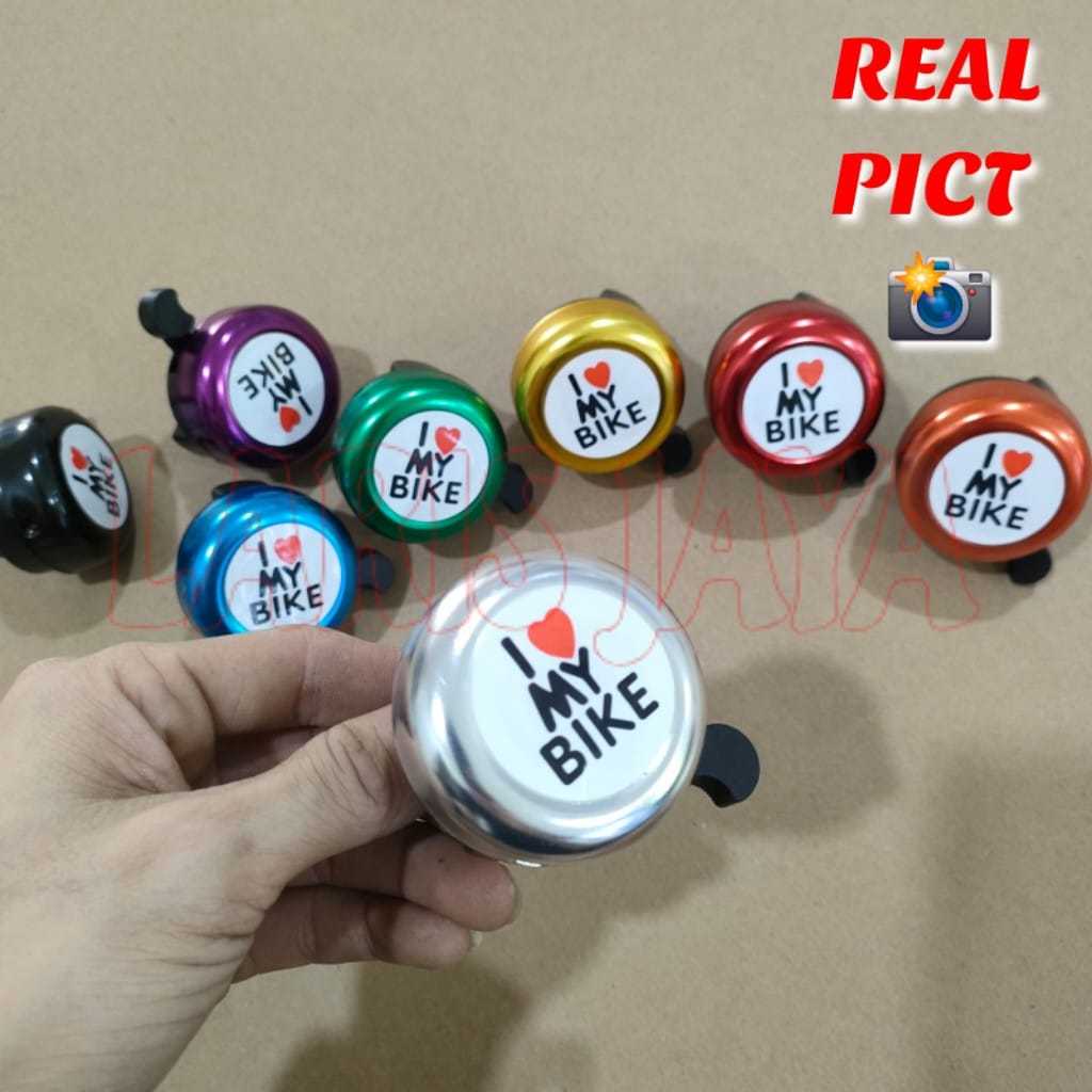 BELL KRING KRING I LOVE MY BIKE bell sepeda kring kring bel kring kring nyaring