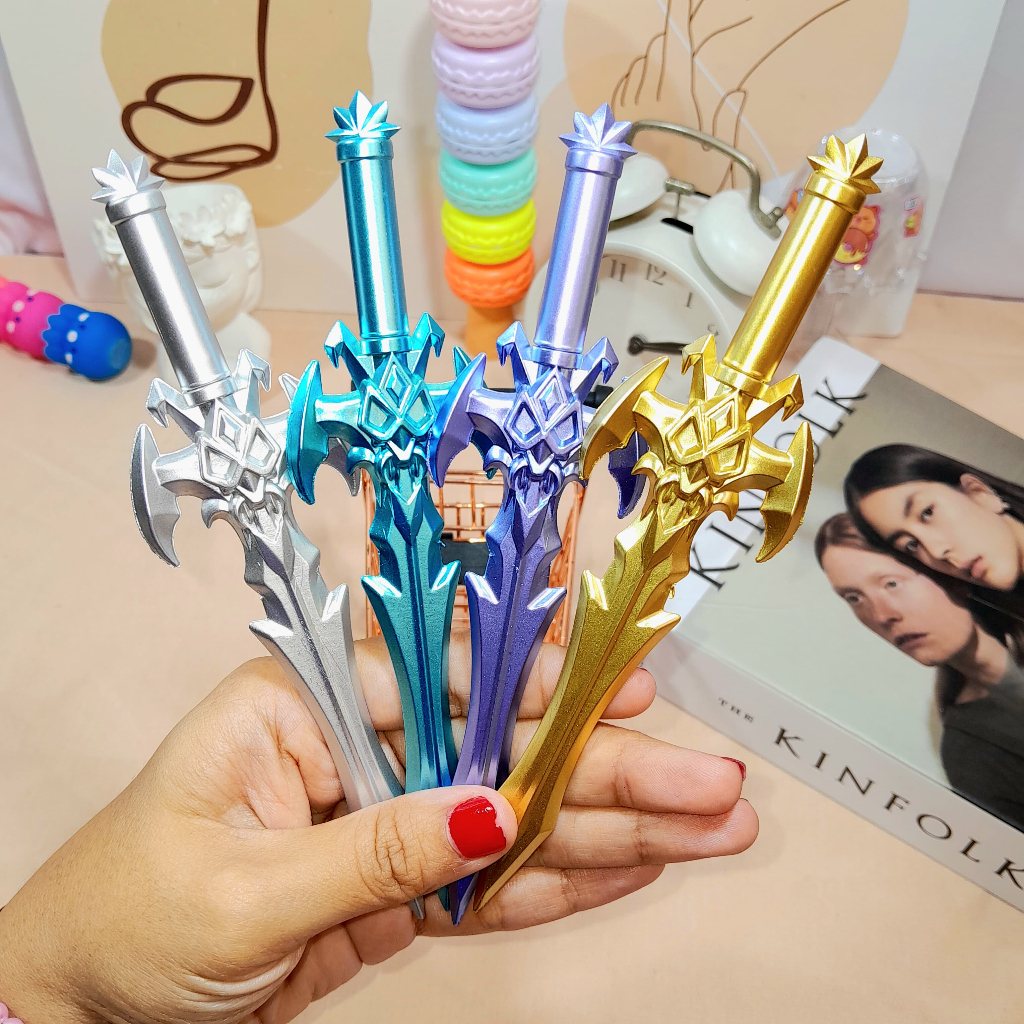 

PULPEN FULLBODY PEDANG SAMURAI SUPER UNIK BEST QUALITY HARGA TERMURAH PEN MODEL SWORDS READY 3 WARNA BIRU ABU DAN EMAS KUALITAS TERBAIK BISA GROSIR DAN CO