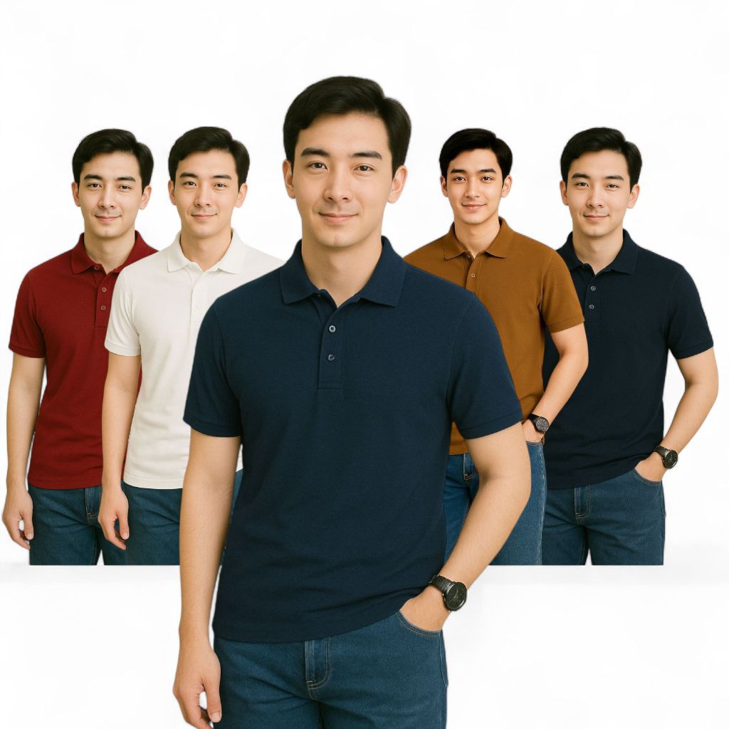 Kemeja Pria POLO lengan pendek - Kemeja Polo Pria Lengan Pendek Terlaris Grosir / Baju Kemeja Pria /