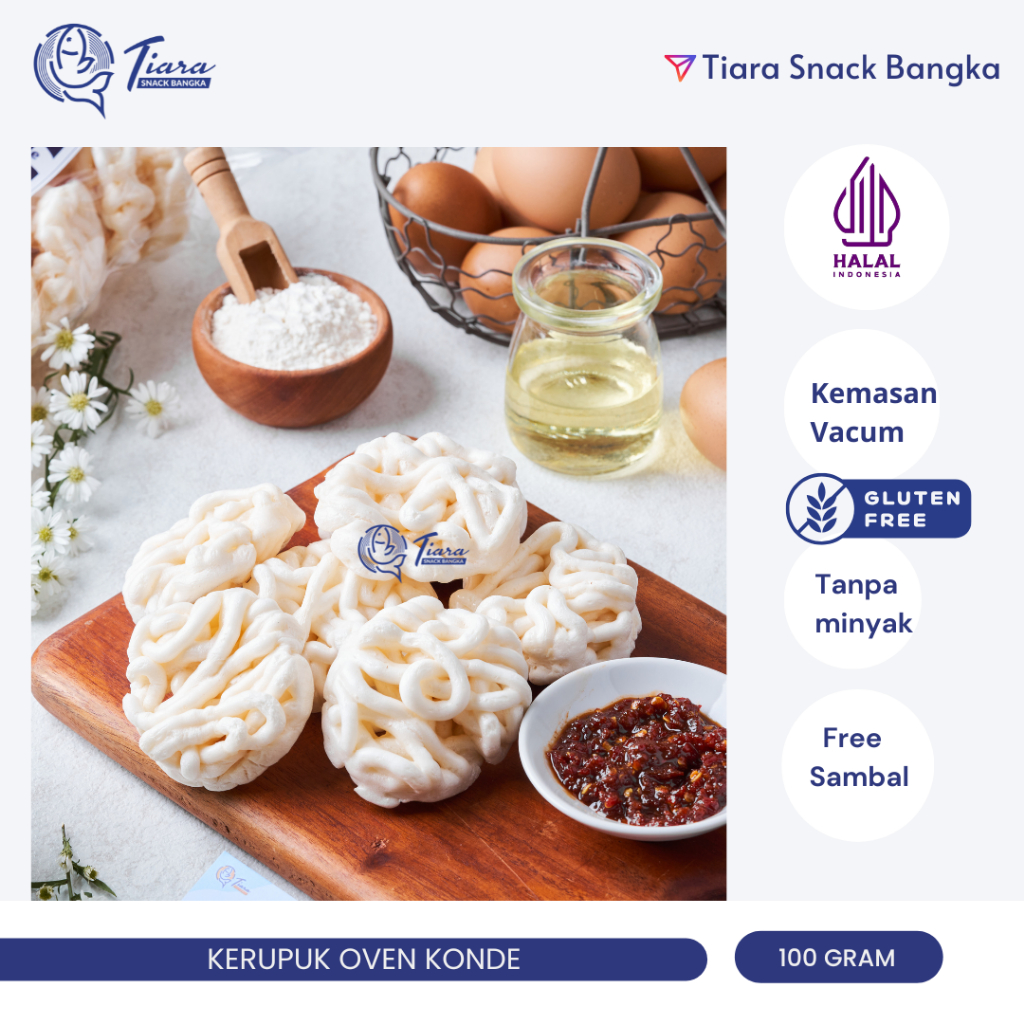 

Kerupuk Oven Konde Ikan Palembang/Kerupuk Palembang/Kerupuk Oven Ikan by Tiara Snack Bangka