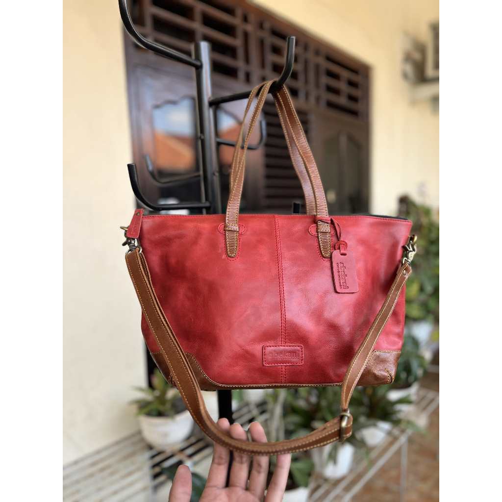 ABEKANI Tas Kulit Wanita ABEKANI Bleecker Bag Tas Wanita Kulit Sapi Asli by Abekani Jogja