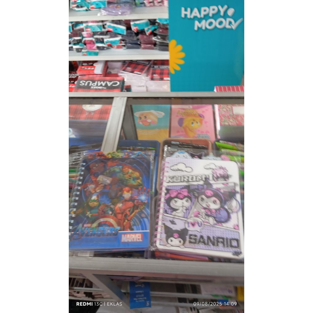 

Buku tulis spiral A5 3dimensi / 1PCS