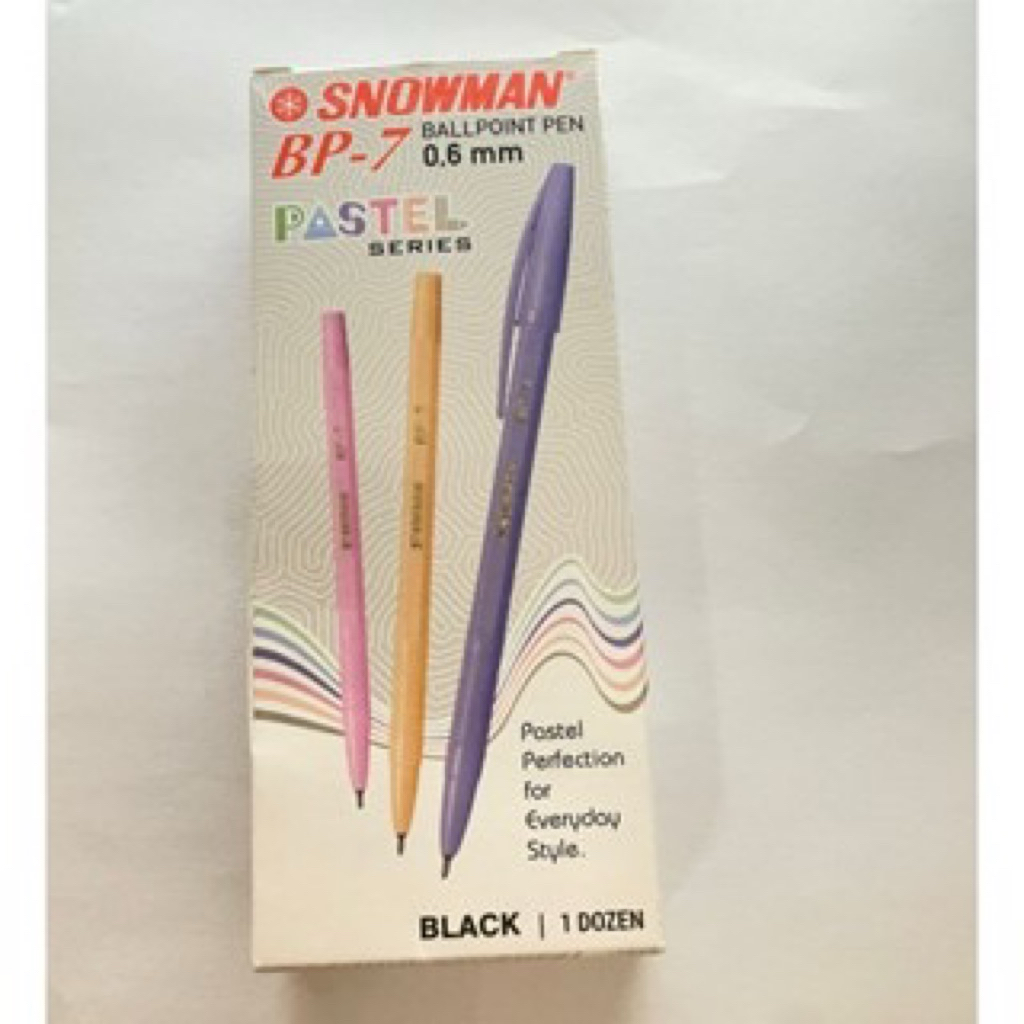

Pen Snowman BP-7 Pastel