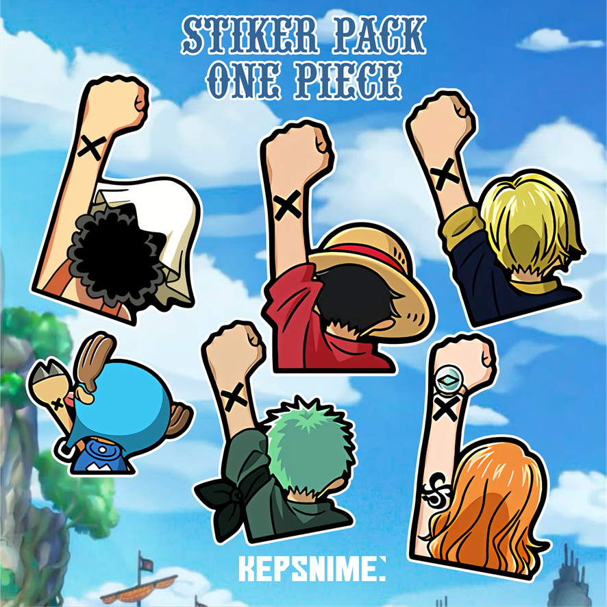 

Kepsnime - Sticker Pack Premium One Piece Crew SHP - Sticker One Piece - Poster