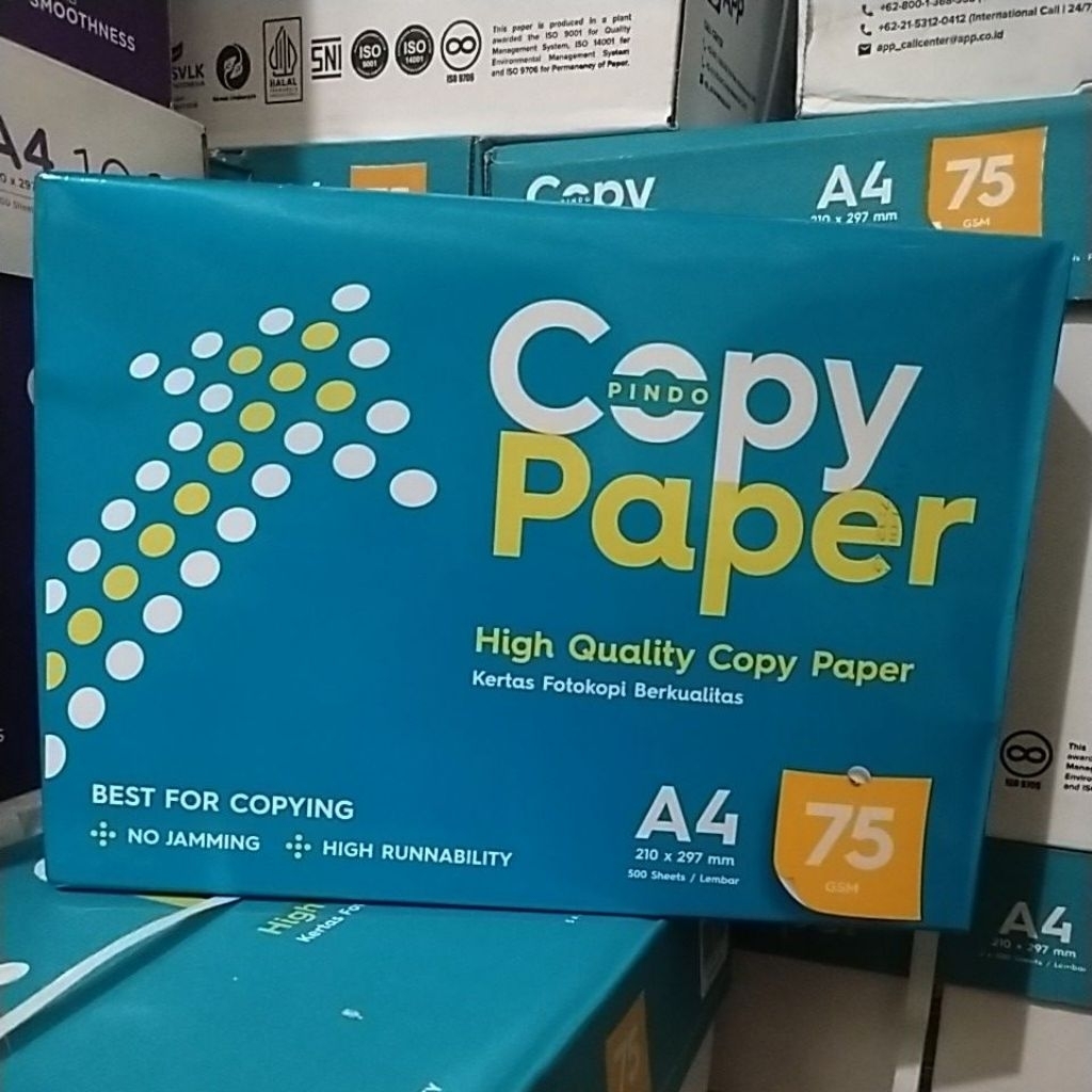 kertas HVS A4 75 gsm copy paper / copy paper 75 g / copy paper 75 gram murah