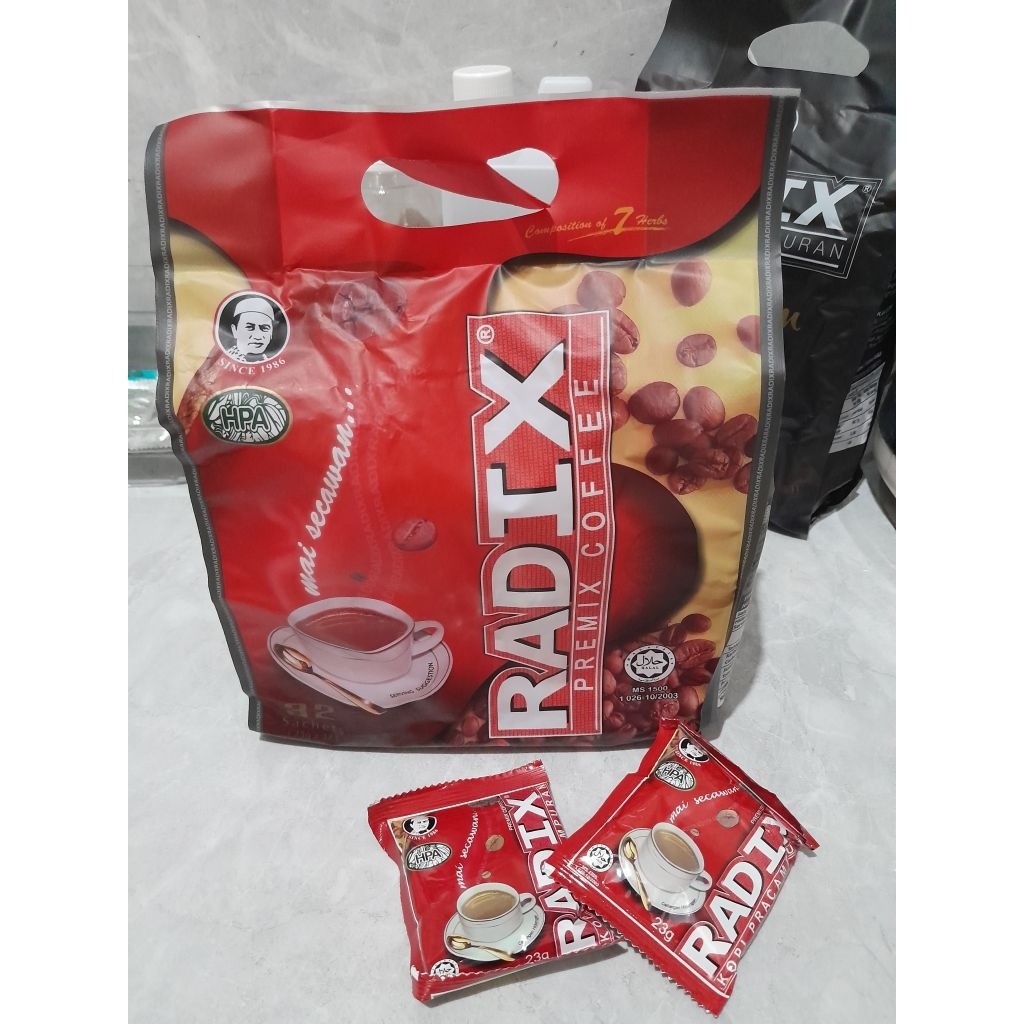 

Radix Merah pak haji malaysia ORI /ASLI 1 pouch isi 32 sachet