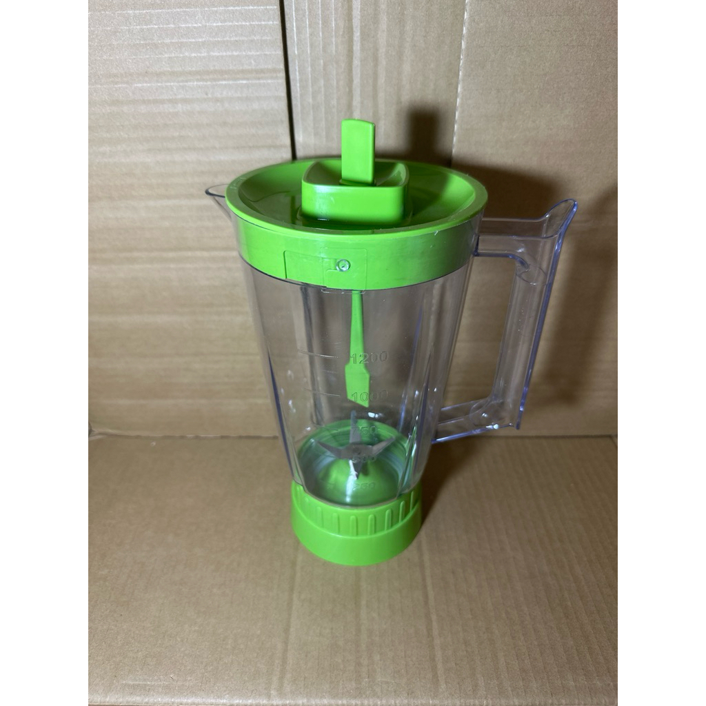 Tabung plastik jus komplit miyako / gelas plastik jus blender 1,5Liter jumbo