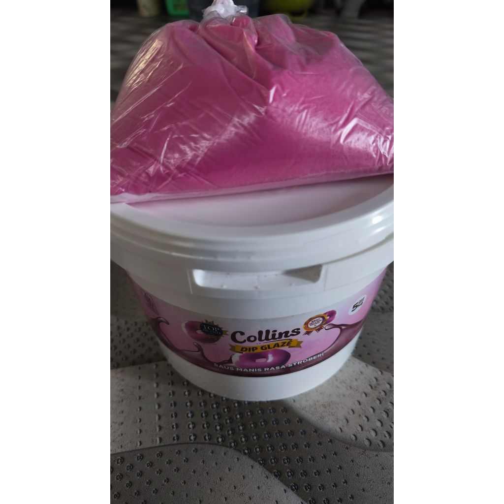 

collins dip glaze rasa strawberry 1 kg repack