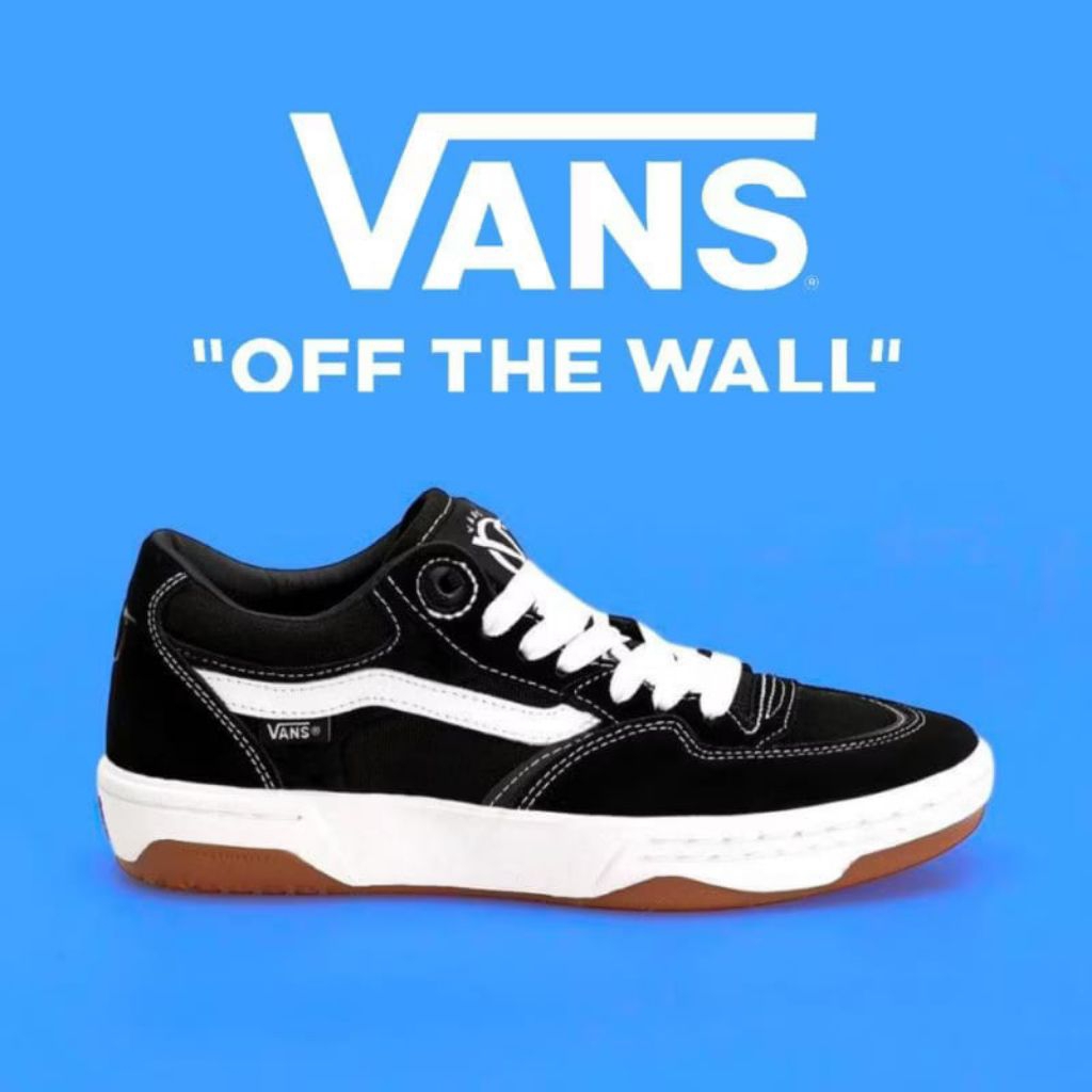 Vans Skate Rowan 2 Pro Shoe Black / White / Gum Original 100% BNIB