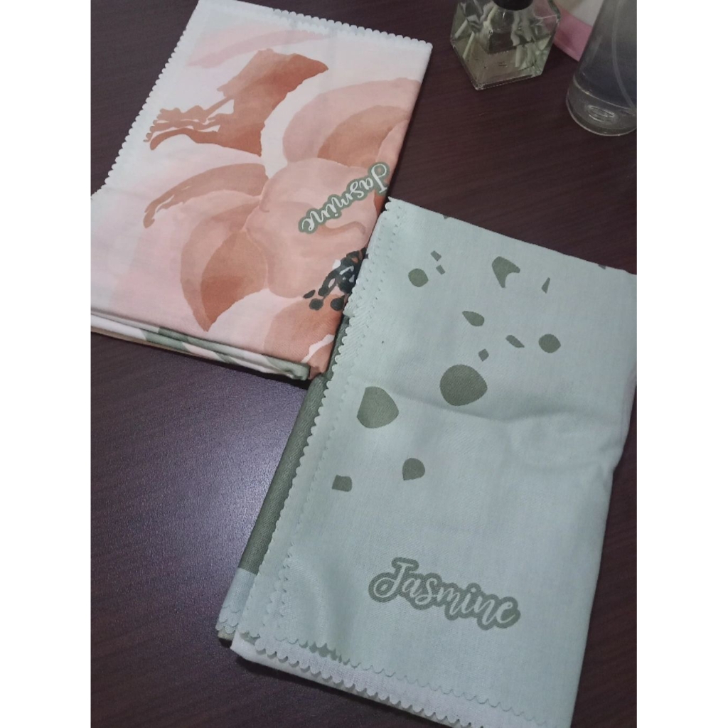 hijab square printing motif hijab square jasmine