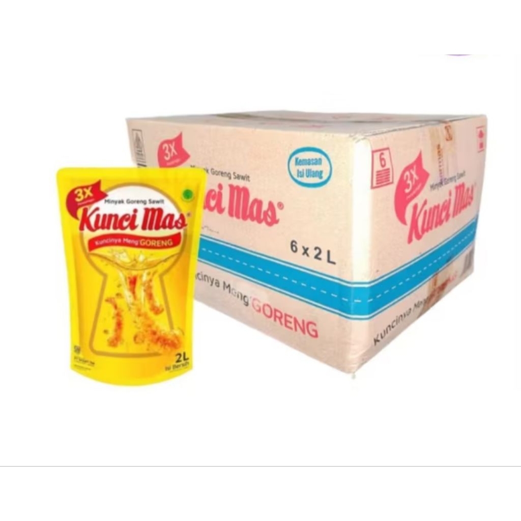 

Minyak Goreng Kunci Mas Refill 1Dus || Minyak Goreng Kunci Mas || Minyak Goreng Promo