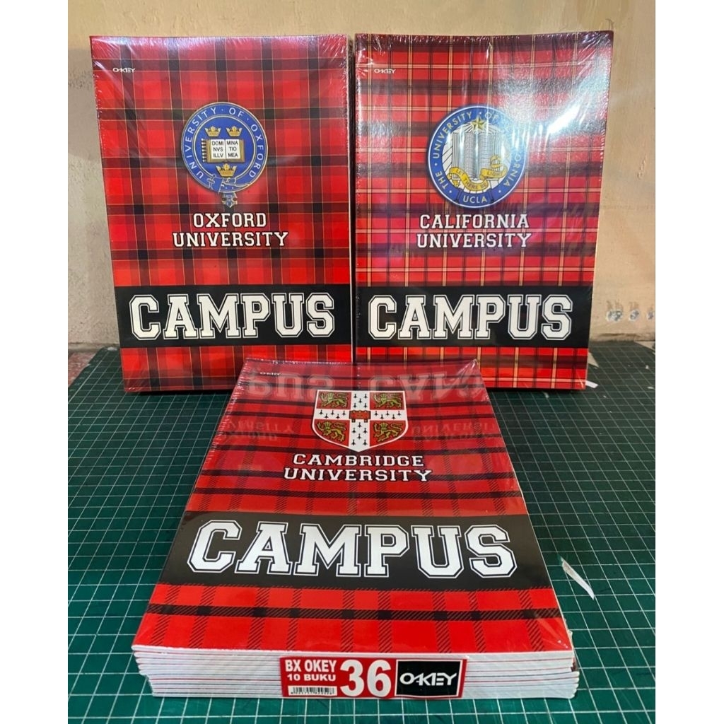 

Buku Tulis Okey uk. Boxy isi 36 lembar (panjang) per pack (Tema&motif acak)