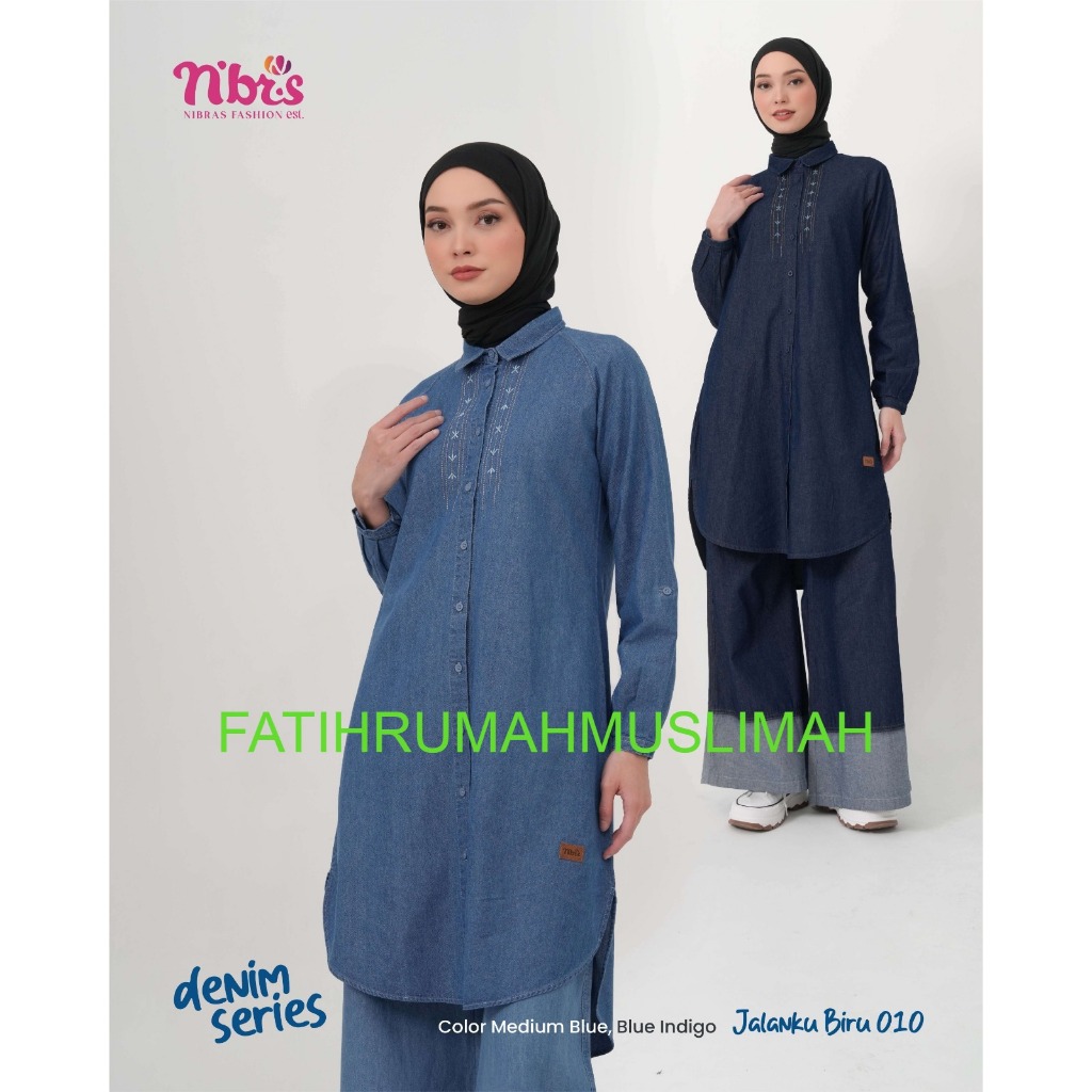 JALANKU BIRU 010 / NEW / TERBARU / NIBRAS / JALANKU BIRU 010 / JALANKU BIRU 010 / NIBRAS /  TUNIK / 