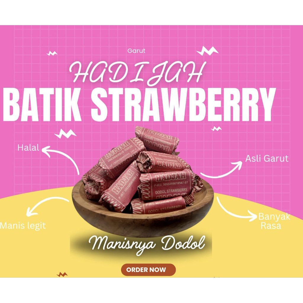 

Dodol batik strawberry