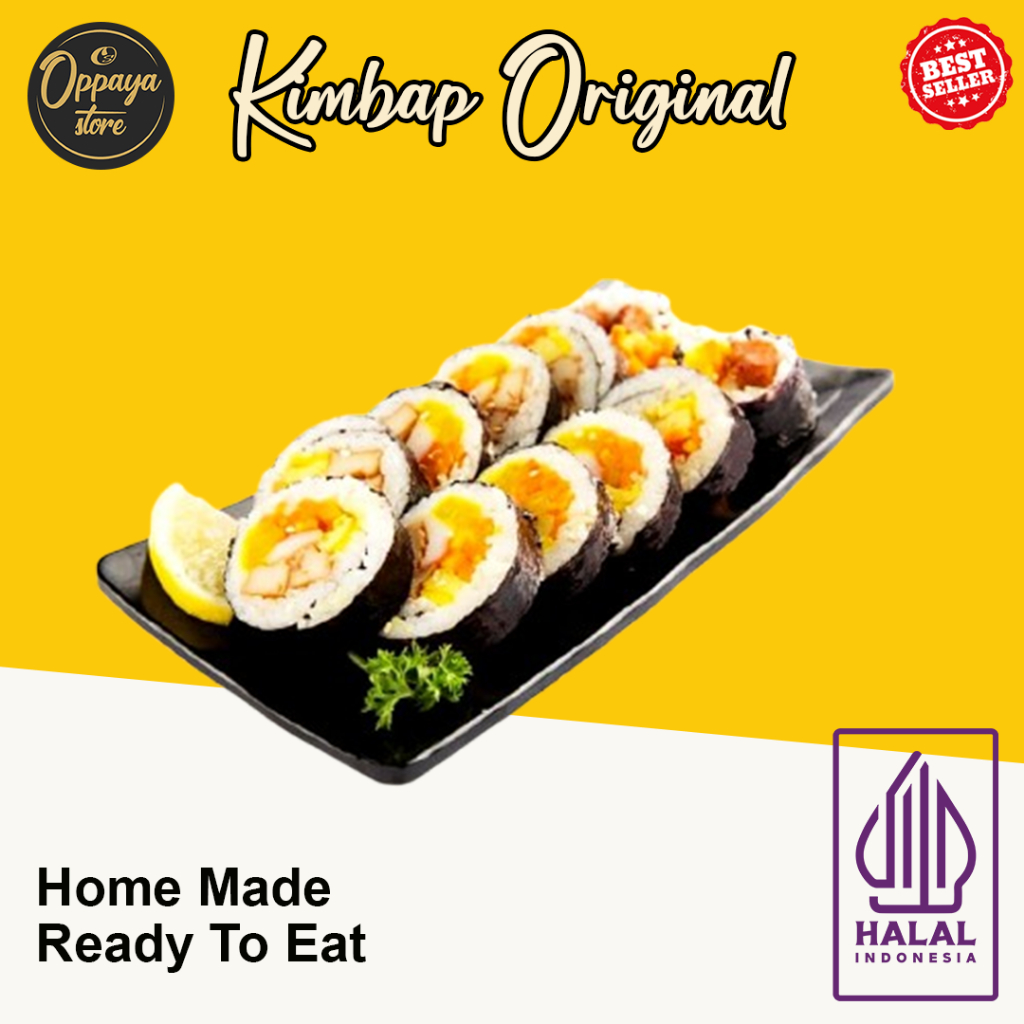 

Kimbab Original Sushi Korea 10-11 Potong