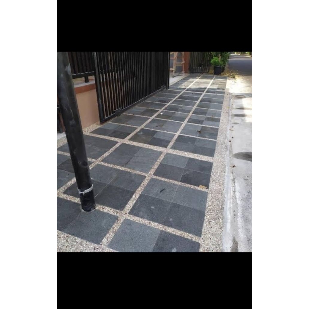 lantai carport batu andesit