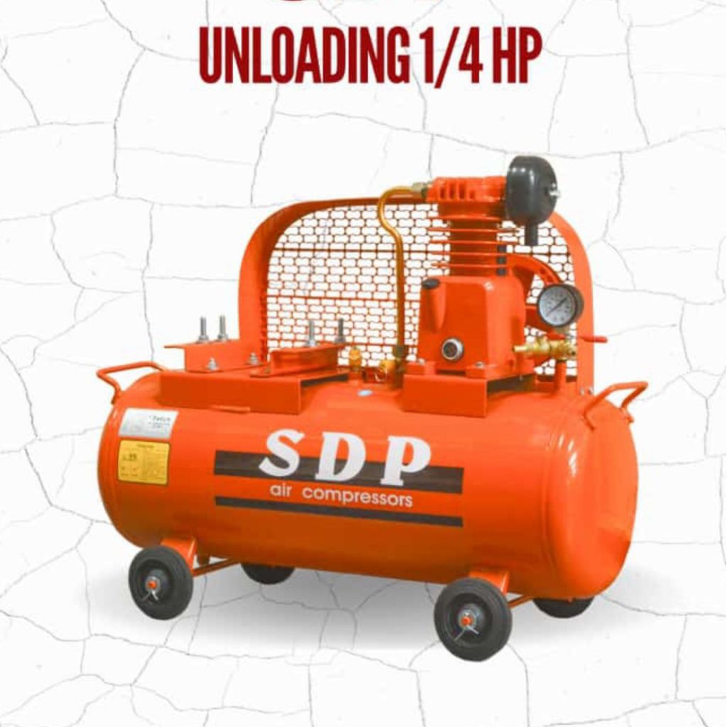 SDP 1/4HP MZU-5114 Unloading Kompresor 1/4 Hp 30Liter(Kosongan) Tangki tanpa Mesin Garansi 12bln