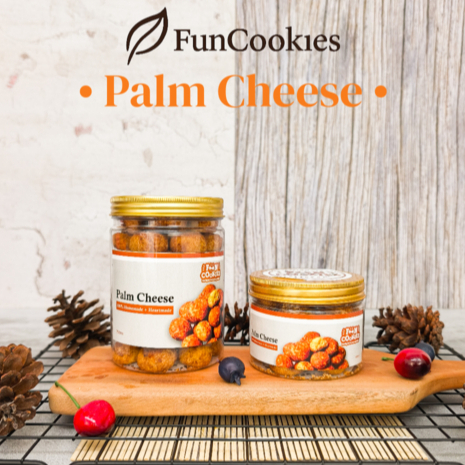 

Kue Kering Palm Cheese Premium – Palm Cheese Lembut Gurih Manis – Kue Keju Enak untuk Lebaran & Hampers By Fun Cookies