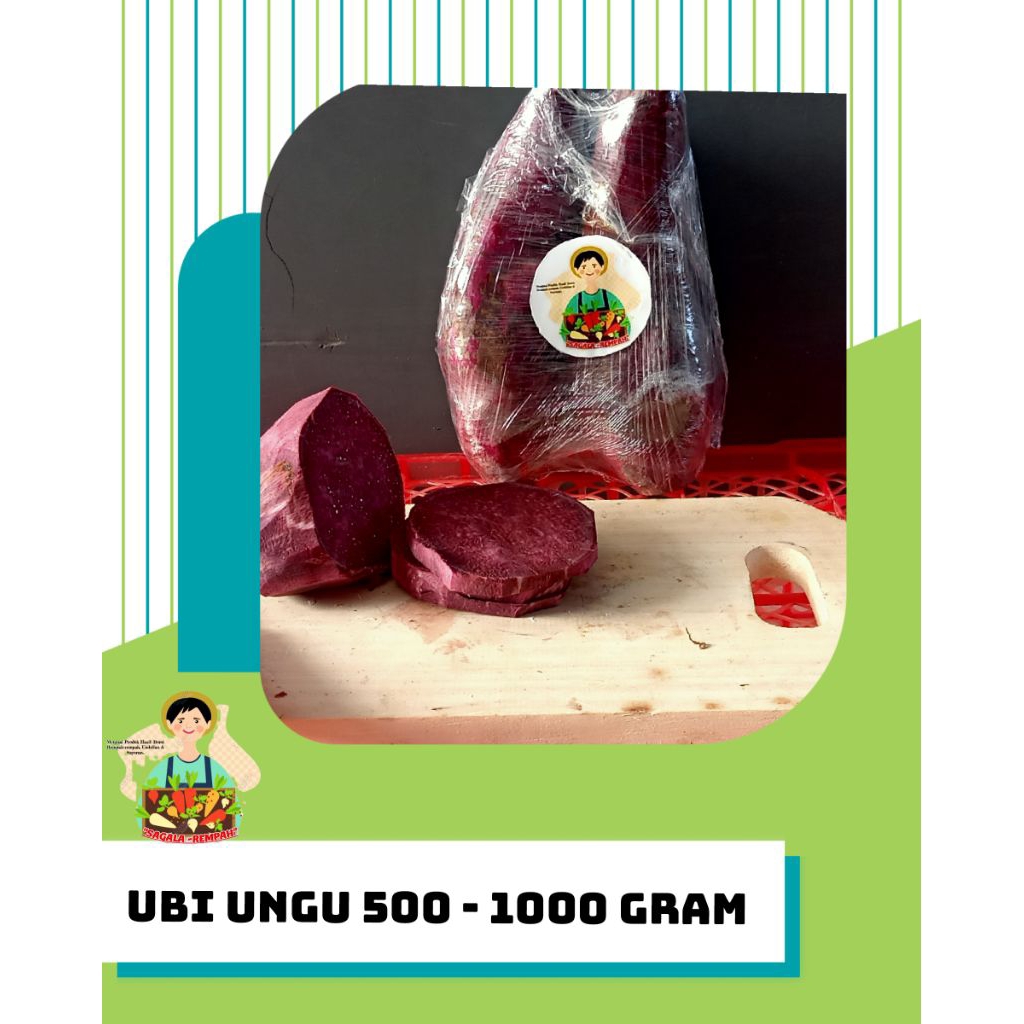 

UBI JALAR UNGU 1KG (Bumi Hasil Pariangan Timur)