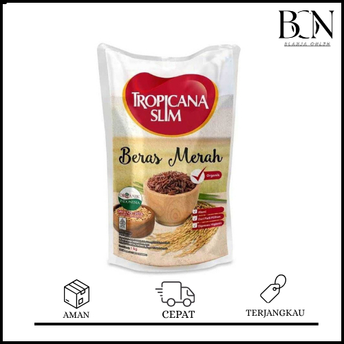 

Tropicana Slim Beras Merah Organik 1kg / Beras Merah Tropicana Slim
