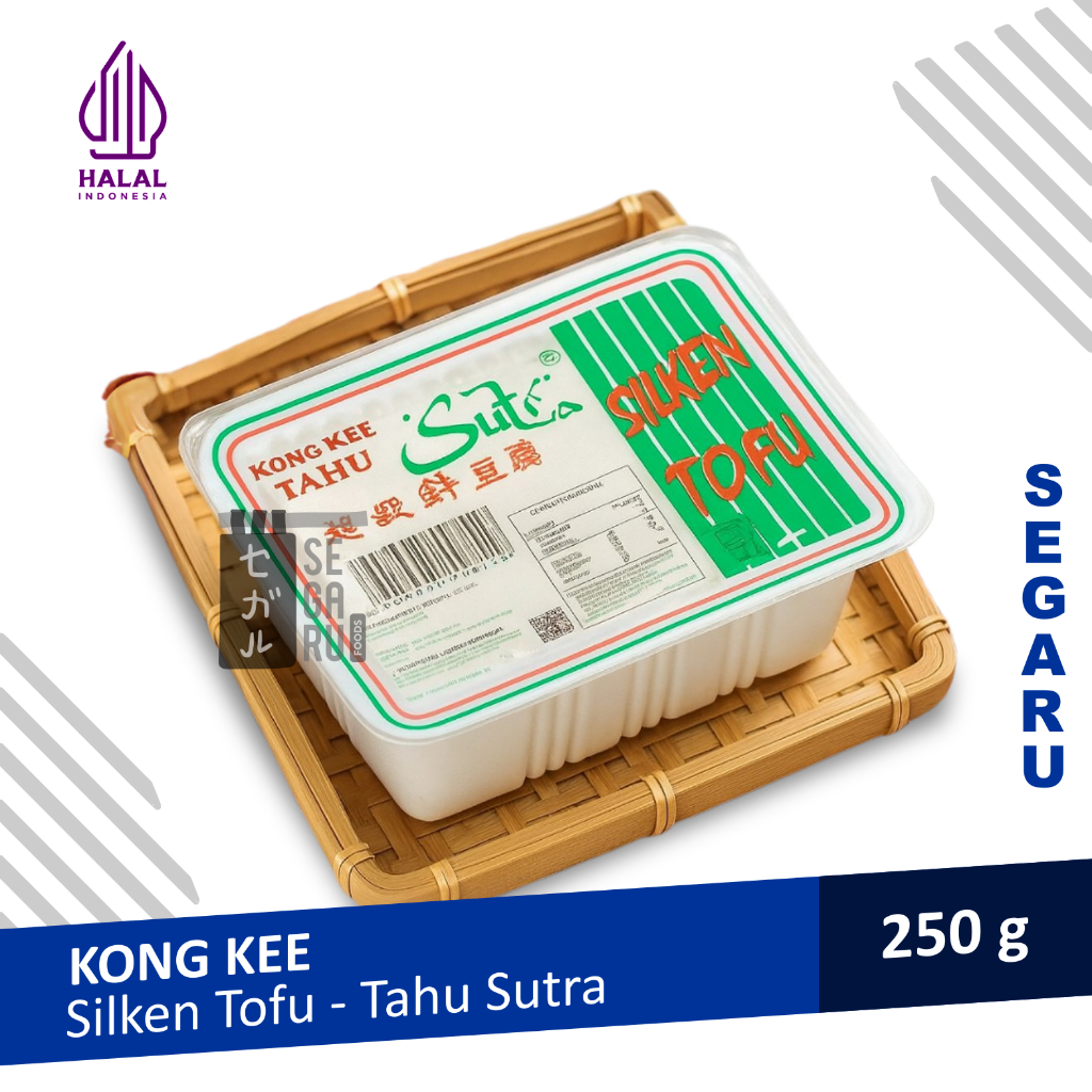 KONG KEE Tahu Sutra Kotak | Kongkee Silken Tofu Tahu Jepang Miso Halal 250gr