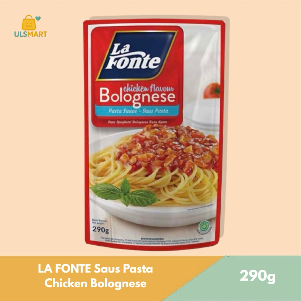 

LA FONTE Chicken Bolognese Saus Pasta 290 g