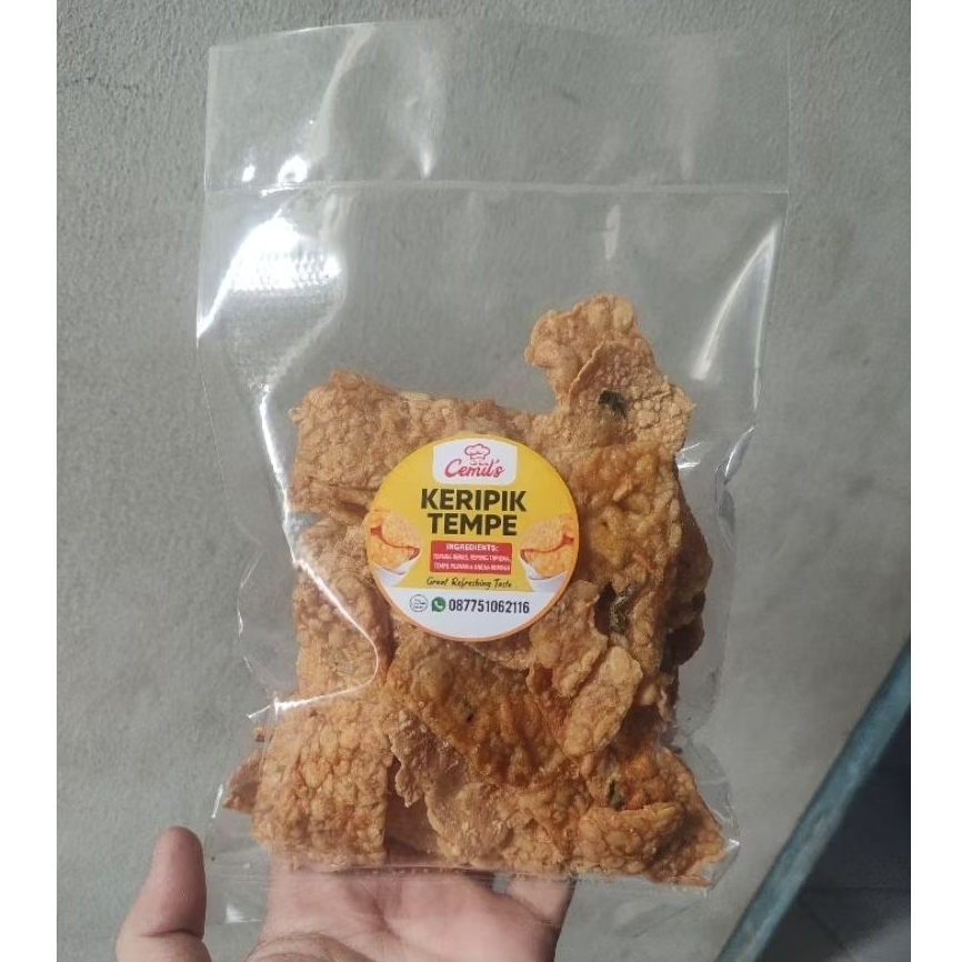 

Keripik Tempe Kedelai Renyah & Gurih