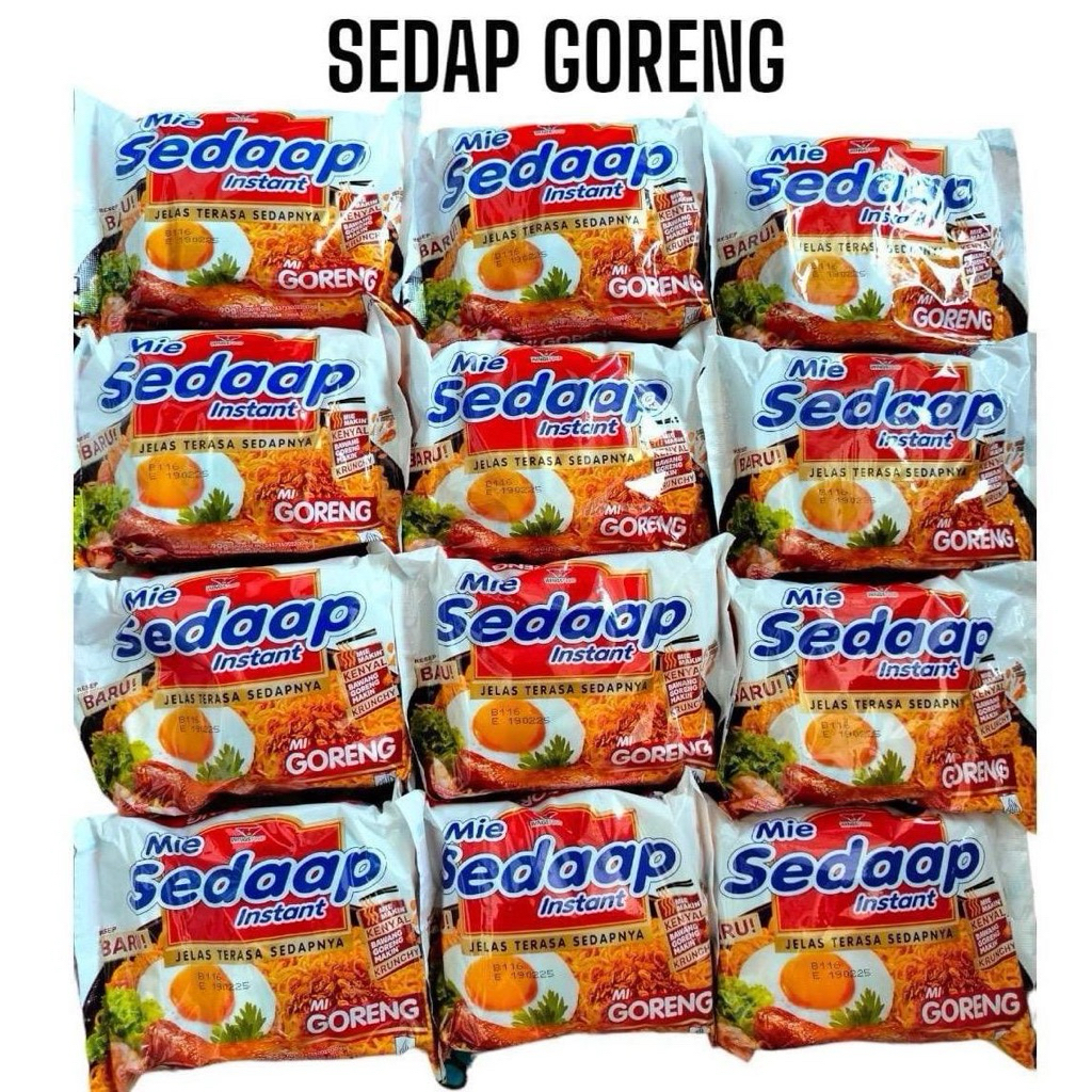 

10 Bungkus Mie Sedaap Goreng /Mie Sedaap Soto Mie Instan