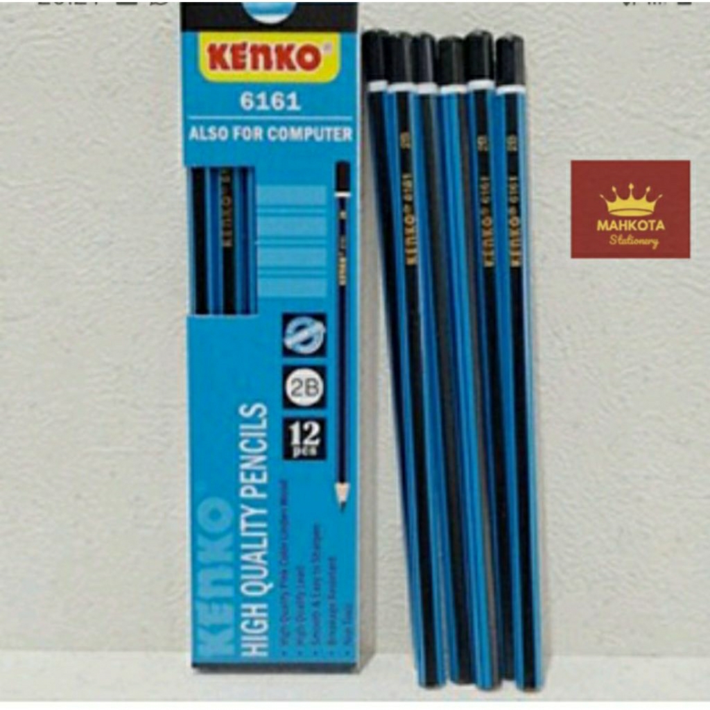 

Pensil Kenko 2B 6161/Pensil 1 Kotak 12 Pcs