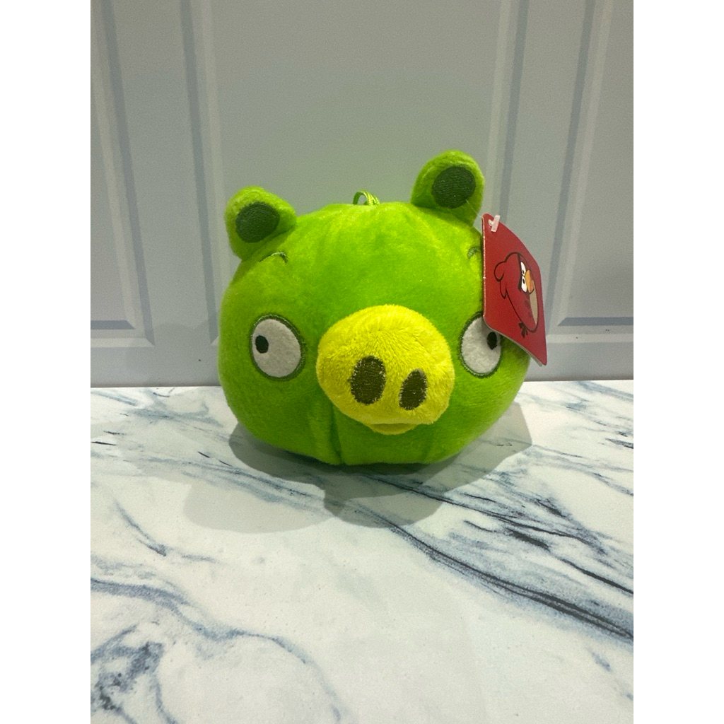 King Leonard Pig Angry Birds Rovio Plush Doll Keychain