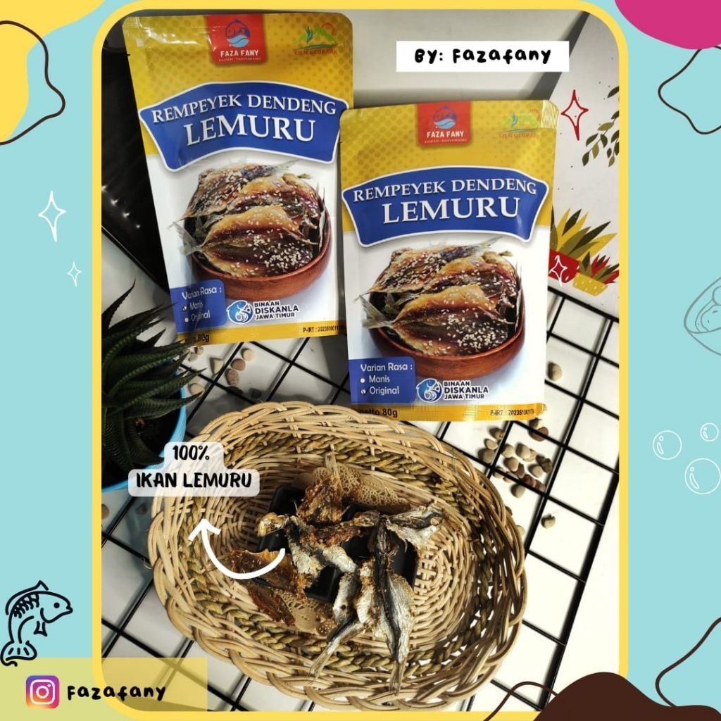 

Rempeyek Ikan Lemuru 80 gram, 130 gram