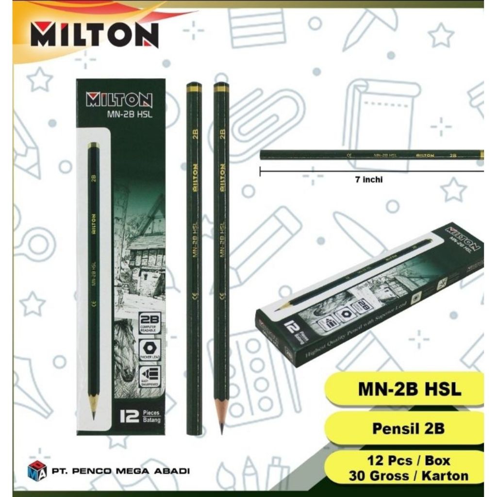 

pensil B2 12pcs