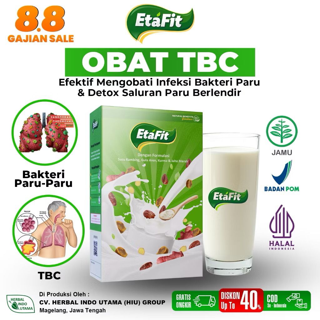 

ETAFIT Susu Obat Batuk Kronis Asma Sesak Nafas - Eta Fit Susu Kambing Etawa Asli 100% Original
