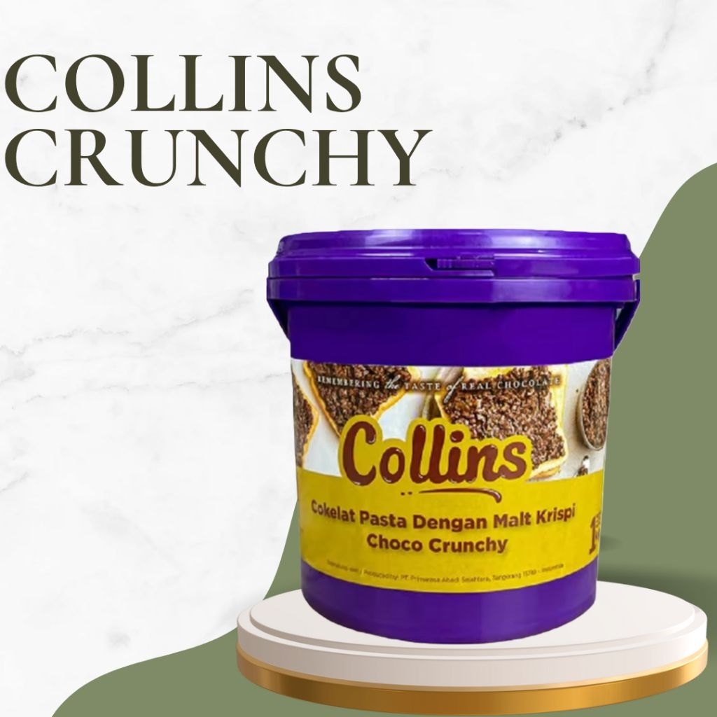

COLLINS GLAZE CRUNCHY COKLAT 1KG