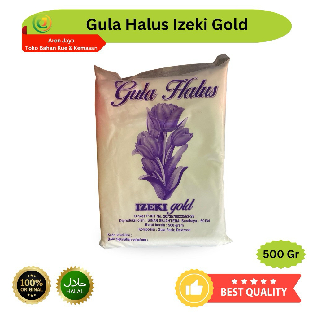 Izeki Gold Gula Halus 500 Gram Original
